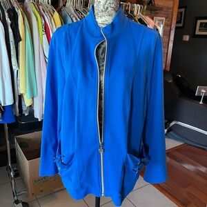 Susan Graver Royal Blue Women's Jacket